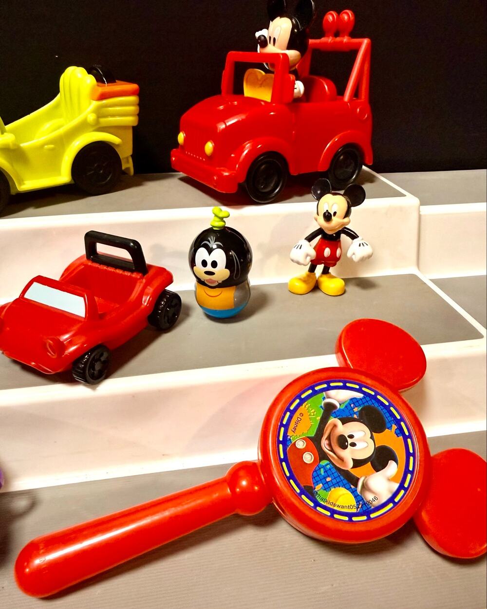 Disney Junior Mickey Mouse and Friends toy figures, vehicles, and accessories